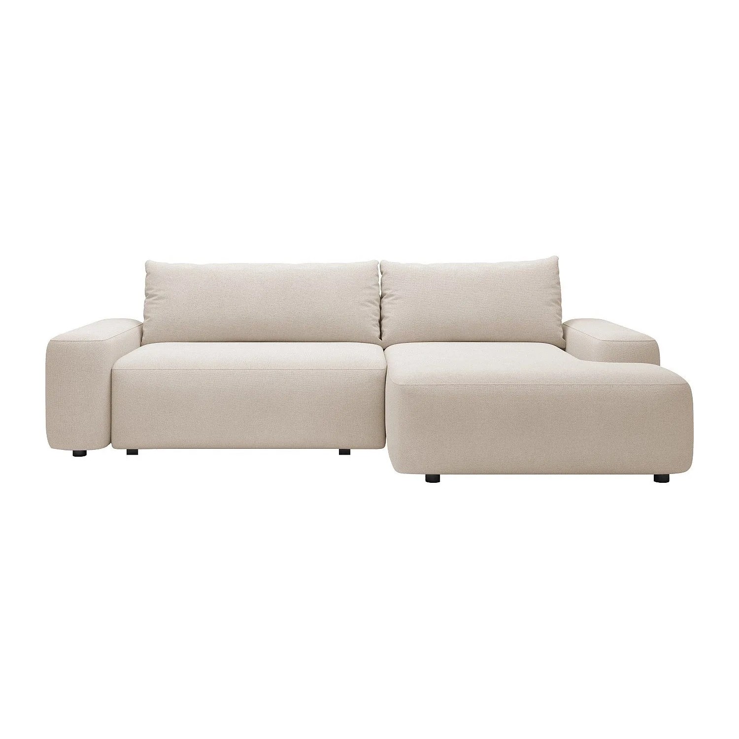 Vente-unique Schlafsofa Daviso Beige 264 cm