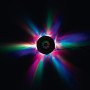 Easymaxx LED-Lichtrad Galaxy Wandlampe mit bunter Lichtshow und Sound-Sensor.