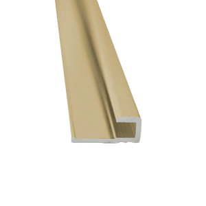 Breuer Abschlussprofil Eckig Gebürstet 255 cm Gold