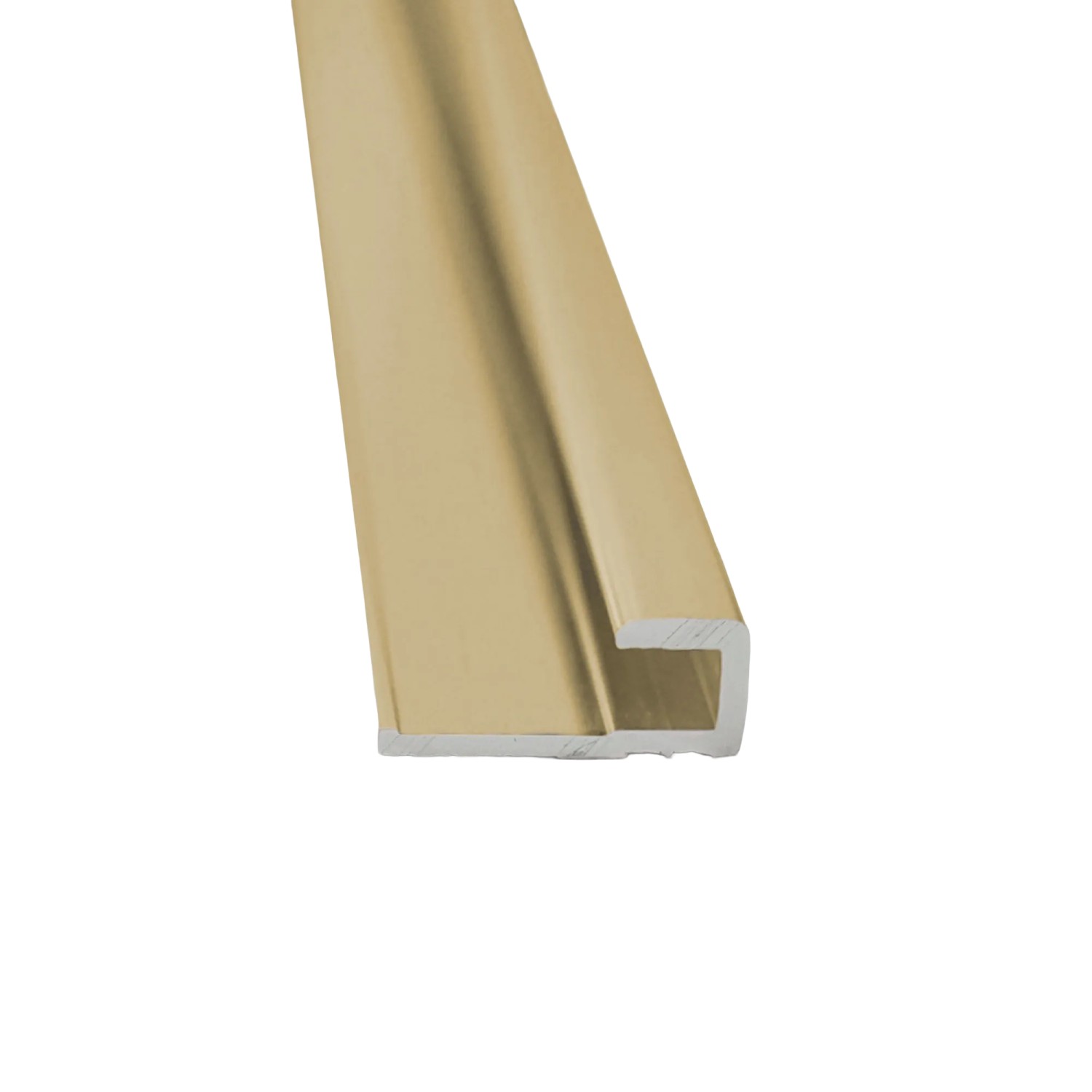 Breuer Abschlussprofil Eckig Gebürstet 255 cm Gold