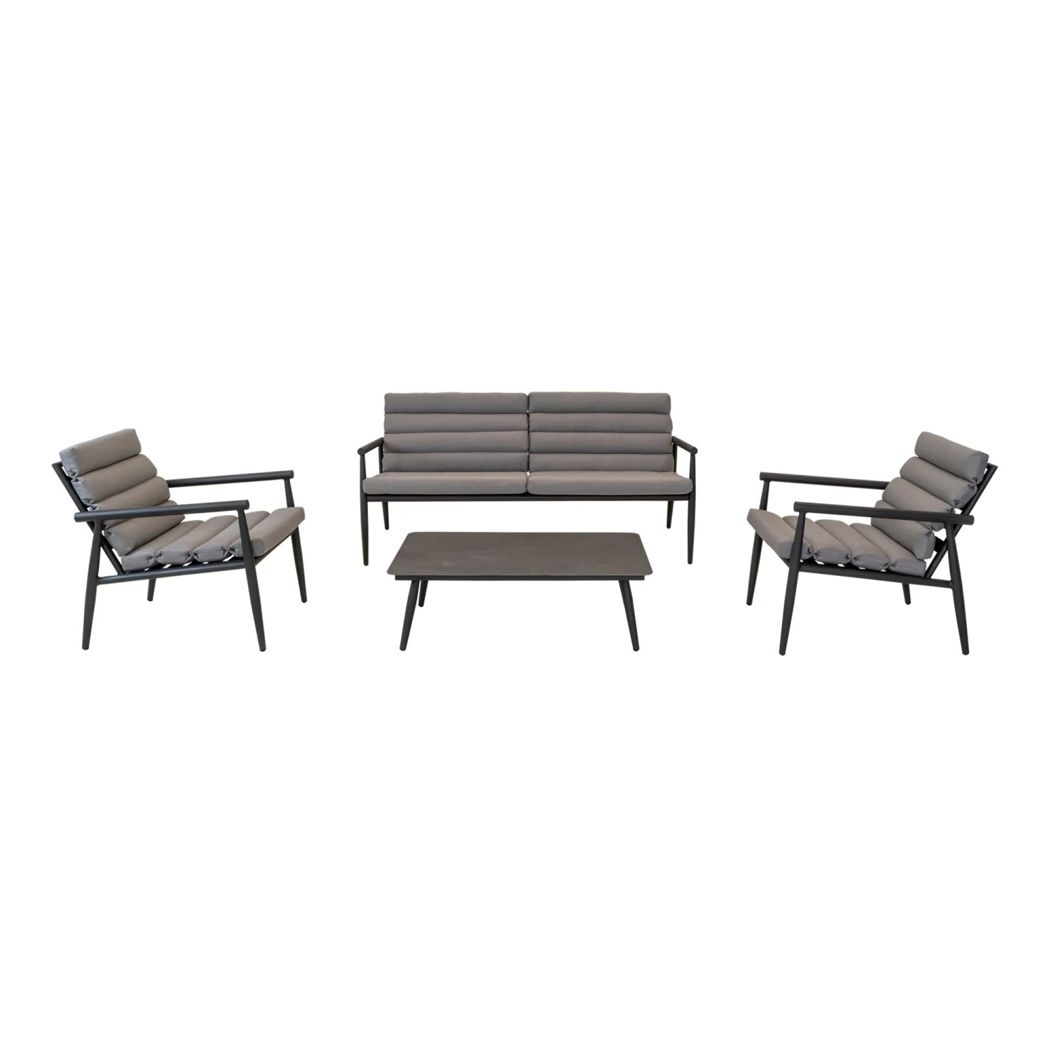 Lesli Lounge-Set Harper 4-teilig Stone