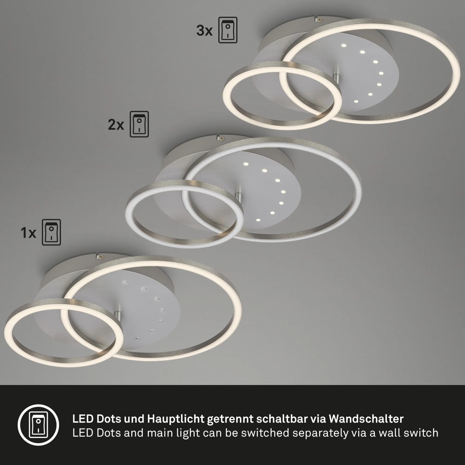Luxus Brilo Led Deckenleuchte Bilder