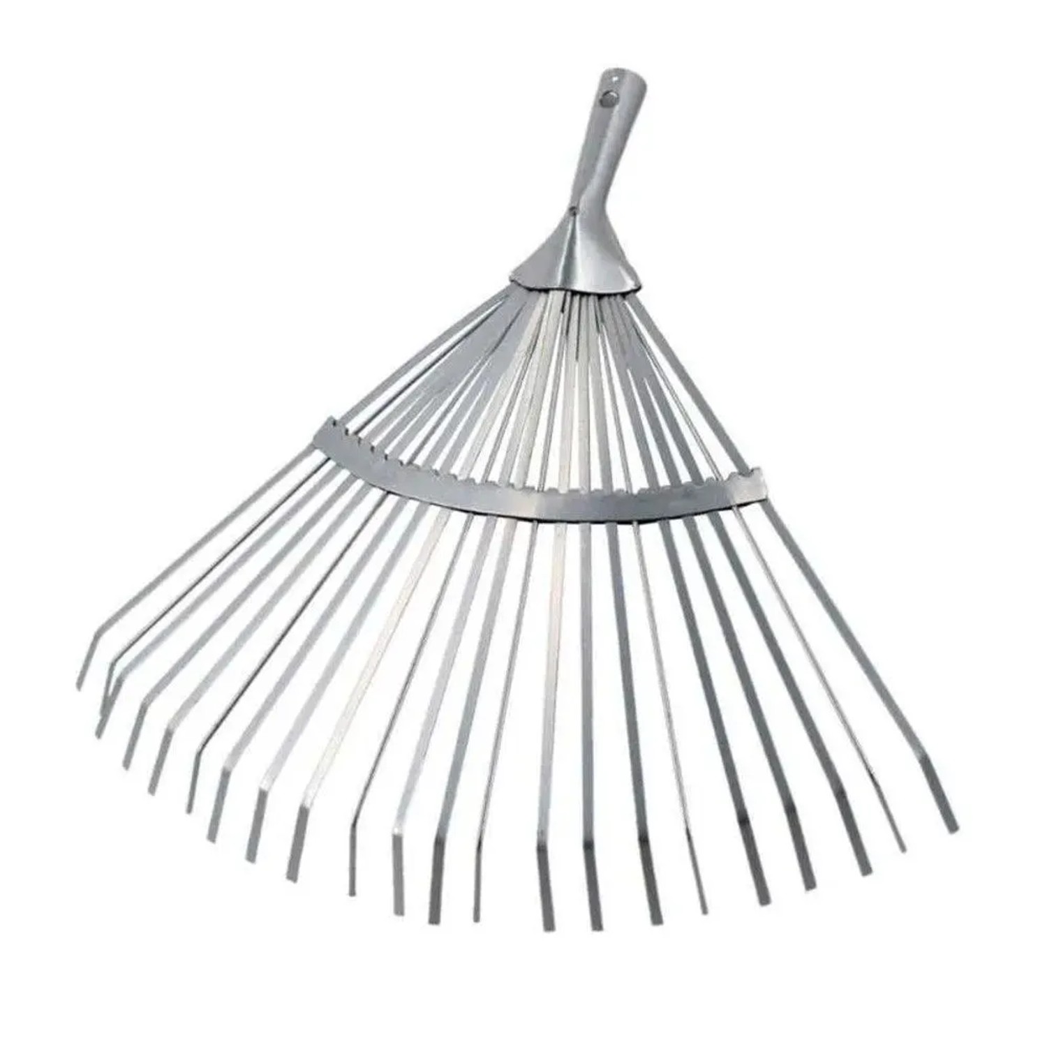 Galaflor Laubbesen aus Stahl 22 Zinken Feststehend 46 cm
