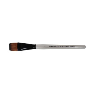 Daler-Rowney Graduate Multitechnik-Pinsel Synthetik, Größe 1, für Nassmaltechniken.