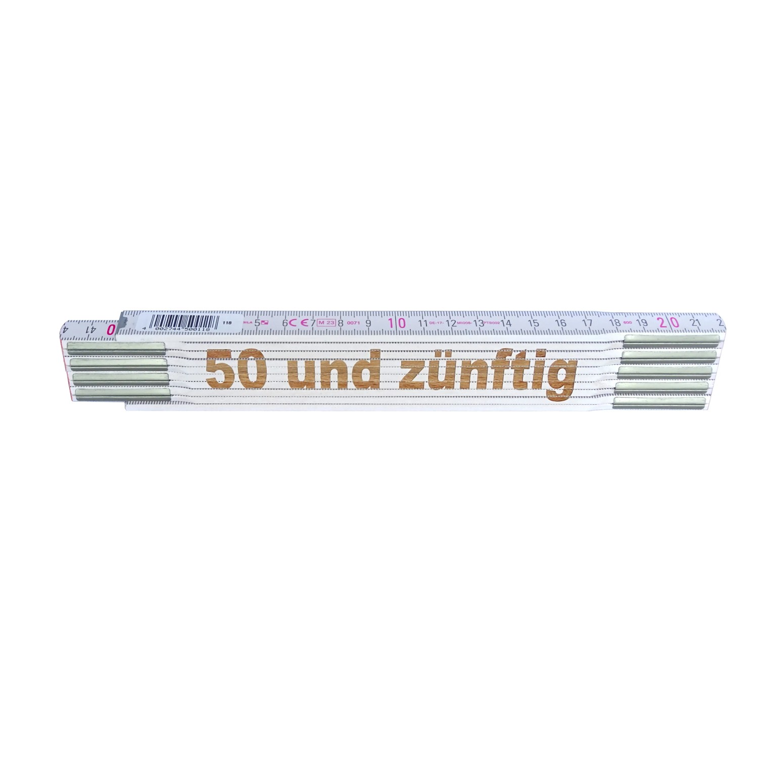 Stabila Zollstock mit Lasergravur 50 und zünftig 2 m