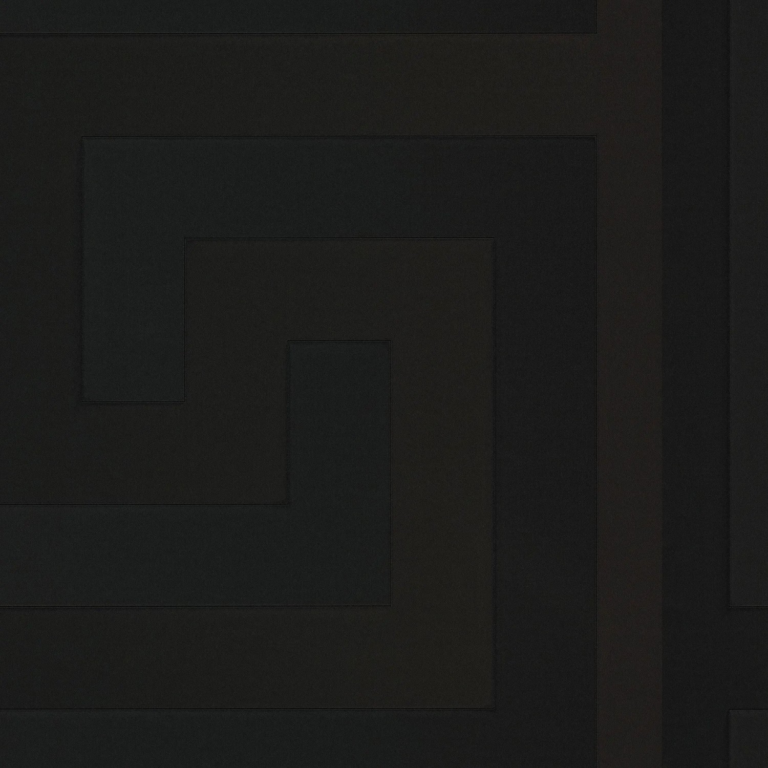 Bricoflor Schwarze Tapete mit Muster Neobarock Tapete mit Mäander Muster im günstig online kaufen