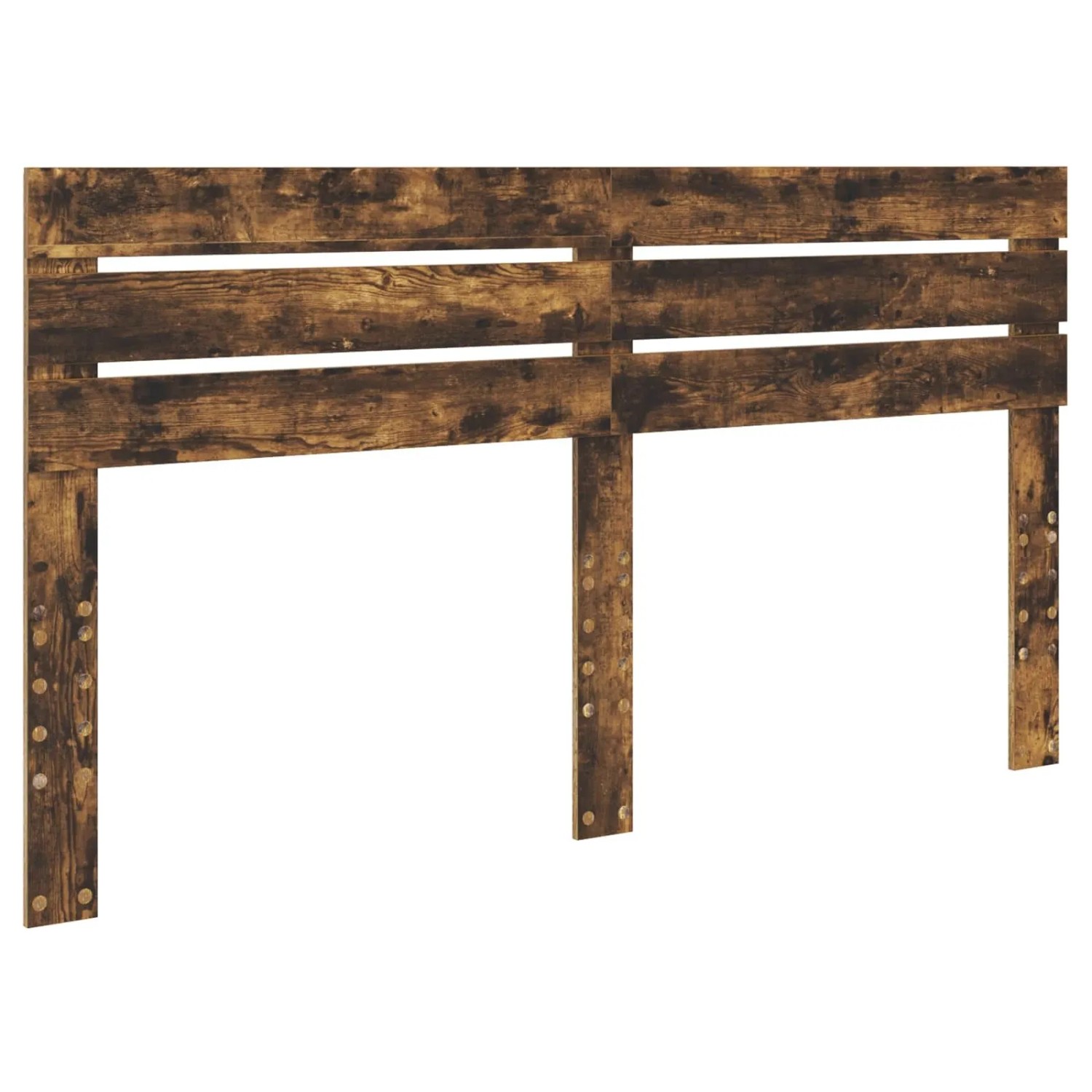 vidaXL Kopfteil mit Kopfteil Geräucherte Eiche 200 cm Holzwerkstoff 888169