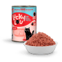 Lucky Lou Katzen-Nassfutter Adult Geflügel & Rind in Dose und Schale.