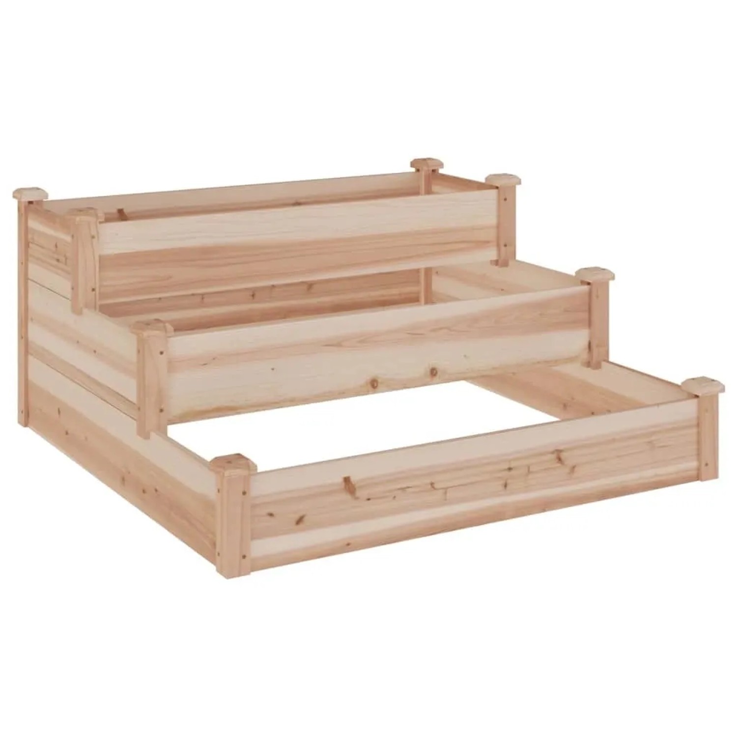 vidaXL Hochbeet 120x120x56 cm Massivholz Tanne 364304