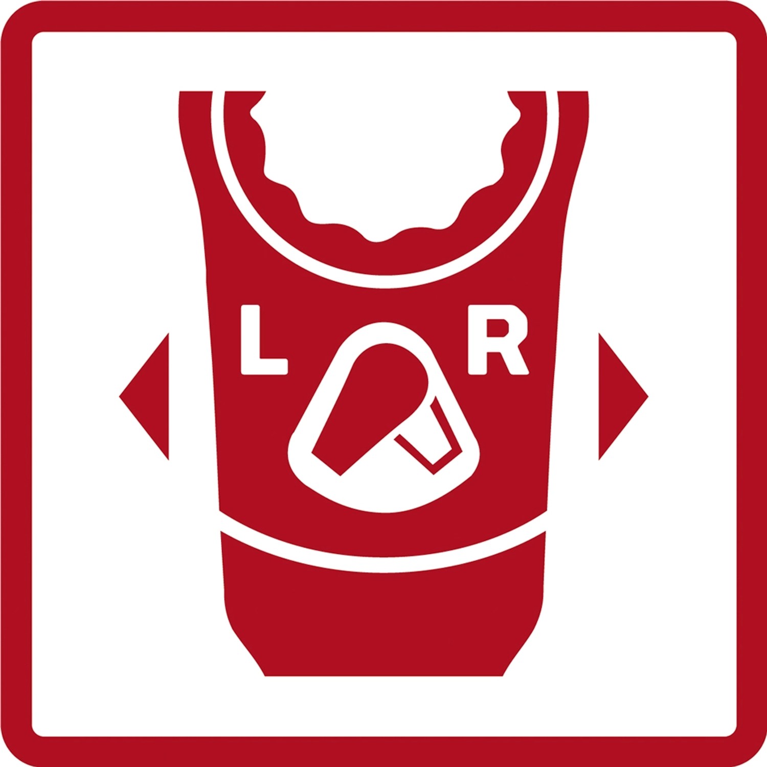 Symbol für Drehrichtungsumschaltung (links/rechts) bei Gedore Steckschlüssel-Satz