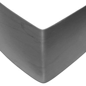 Bellissa Rasenkante aus Kunststoff in Anthrazit, 118x13cm, für klare Linien im Garten.