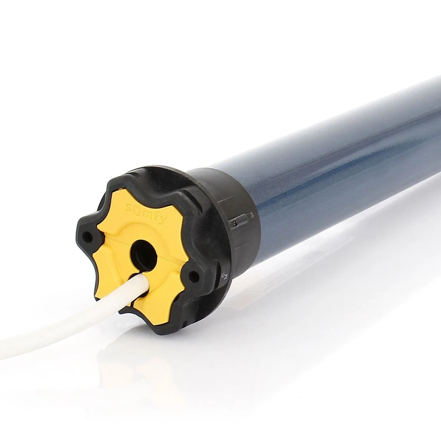 Somfy Ilmo Kabelmotor Kurzmodell 1130127 6/17 mit Adapter für Rollladensteuerung.