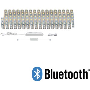 MaxLED Smart Home LED-Streifen Basis-Set 10m mit Trafo und Controller zur Weißlichtsteuerung.