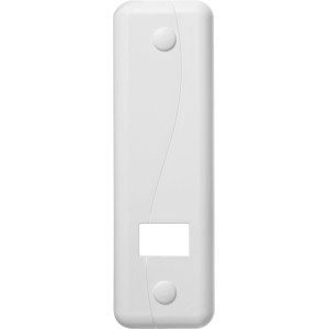 Weiße Schellenberg Gurtwickler Abdeckplatte Duo Maxi 160 mm für Rollladenantriebe.