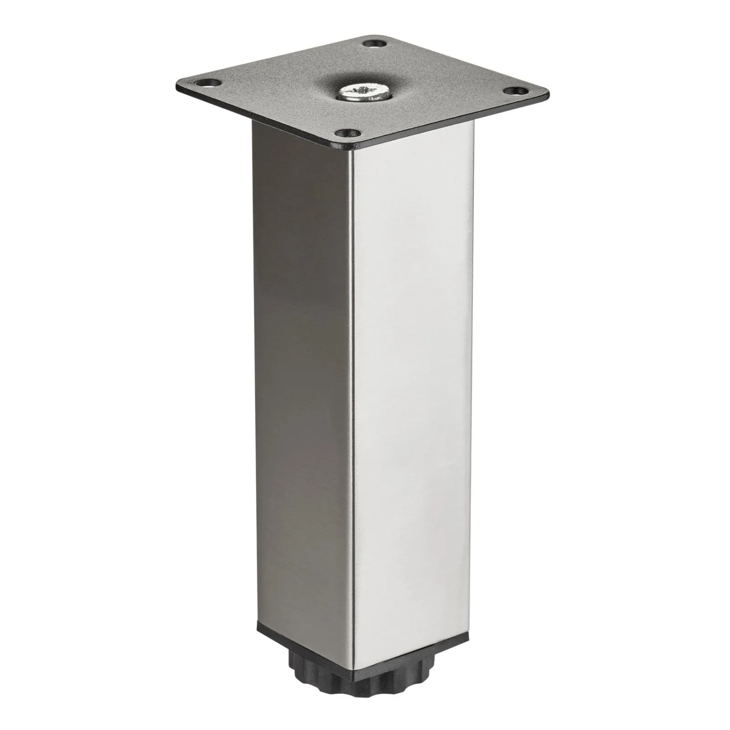 SOTECH Möbelfuß ZULU 38 x 38 x 150 mm Edelstahlfarbig