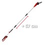 Einhell Akku-Hochentaster GC-LC 18/20 Li T-Solo mit Verlängerung, rot/silber.