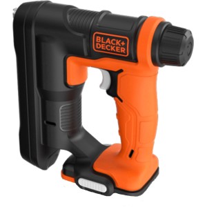 Black+Decker Akku-Tacker/Nagler BDCT12N, 12V, ideal für Holz- und Polsterarbeiten.