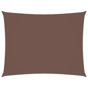 vidaXL Sonnensegel Oxford-Gewebe Rechteckig 3,5x5 m Braun 135820