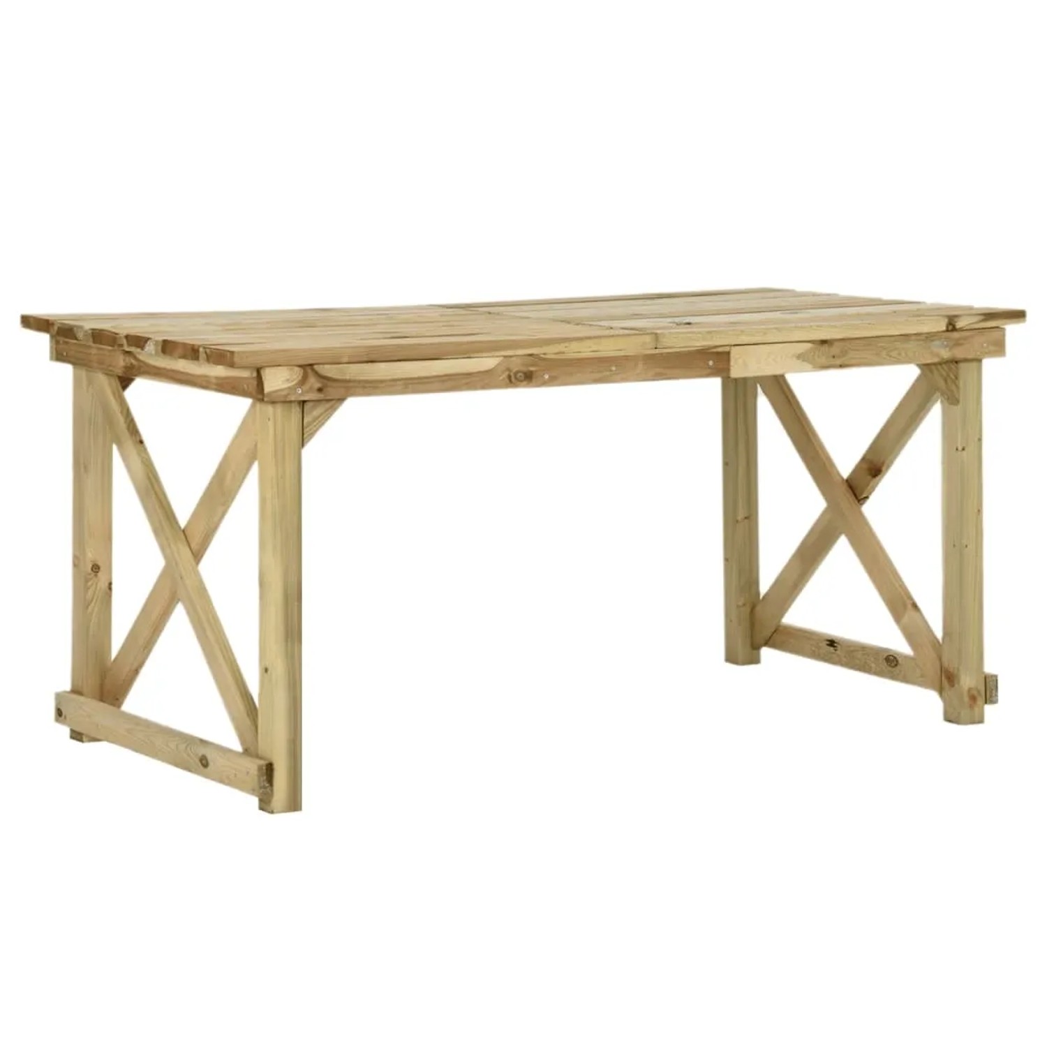 vidaXL Gartentisch 160x79x75 cm Holz 44898