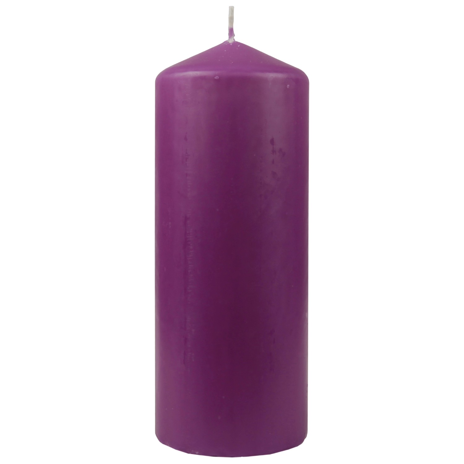 HS Candle Stumpenkerzen Ø8cm Lila günstig online kaufen