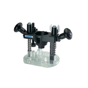 Dremel Oberfräsenvorsatz 335 JA für präzises Fräsen mit Dremel Miniaturwerkzeugen.