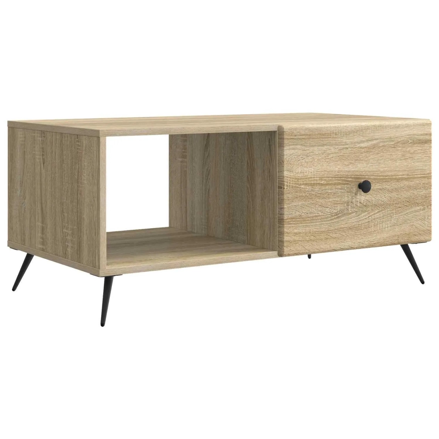 vidaXL Couchtisch Sonoma-Eiche 90 x 50 x 40 cm Holzwerkstoff 895647