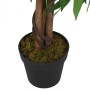 Künstlicher Mangobaum im Topf, 80 cm hoch, grüne Blätter. Dekorative Kunstpflanze für Innenräume.