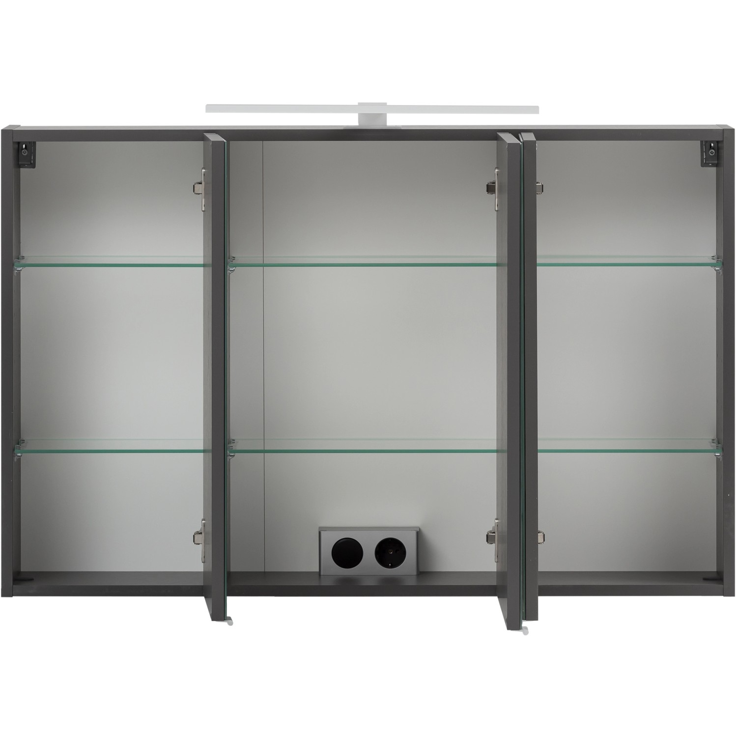 Held Spiegelschrank Trient Graphit 100 cm mit Softclose Türen kaufen bei OBI