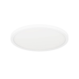 Weiße, runde Eglo LED-Deckenleuchte Expert Minerario, Ø 30 cm, für Feuchträume geeignet.
