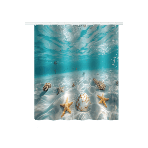 SANILO Duschvorhang Waterworld 180 x 200 cm