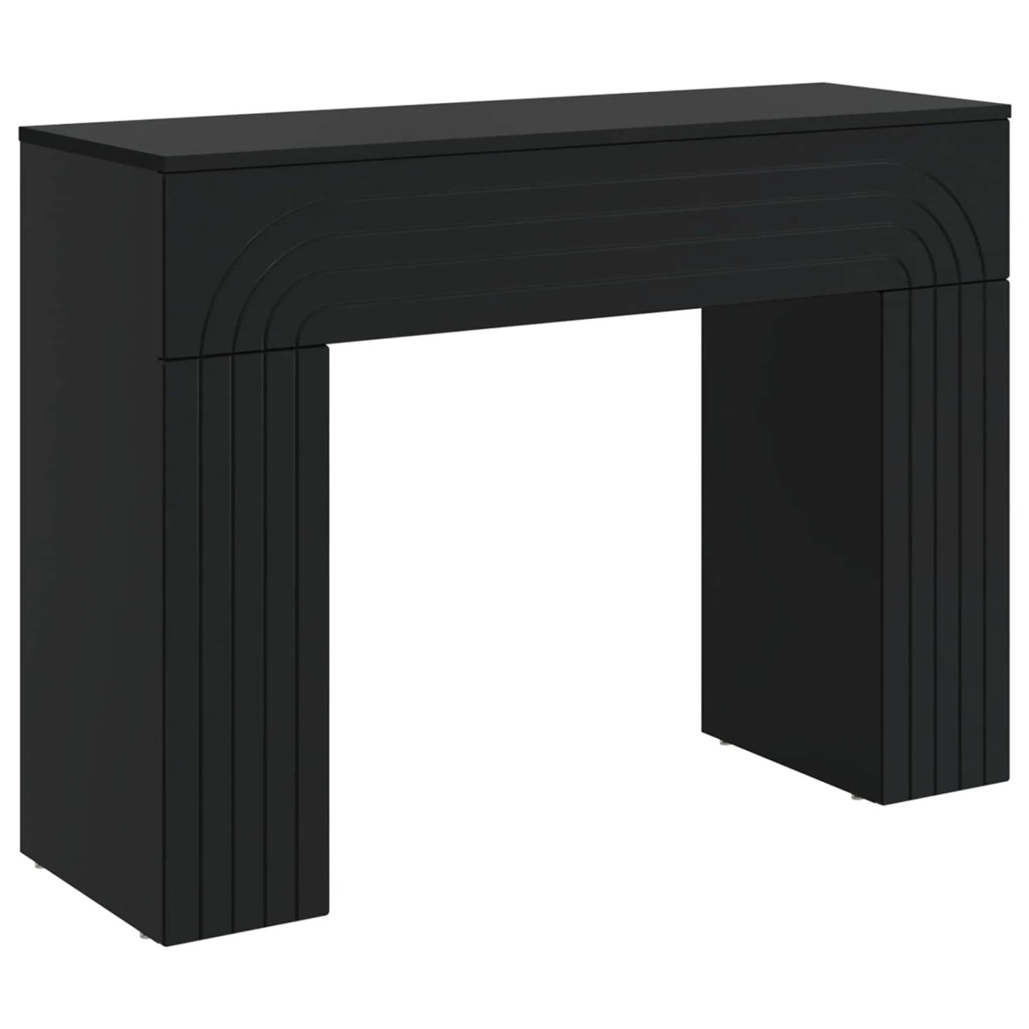 vidaXL Couchtisch Schwarz 102 x 35 x 75 cm Holzwerkstoff 899928