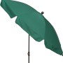 Grüner Siena Garden Marktschirm, Ø 200 cm, mit Push-Up Mechanik für einfache Bedienung.