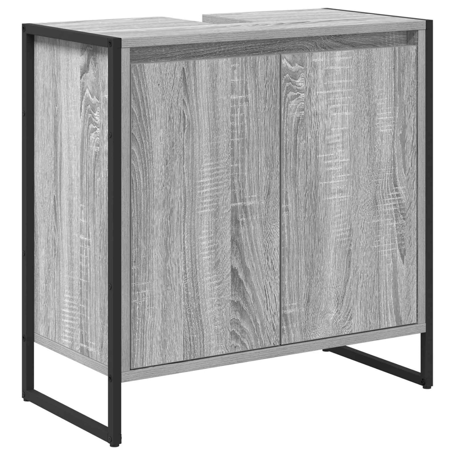 vidaXL Badezimmerschrank Graues Sonoma 60 x 30 x 60 cm Holzwerkstoff 886489 günstig online kaufen