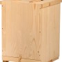 Dobar Wabentransportkiste aus Holz mit Deckel und Griff für ca. 10 Rähmchen.