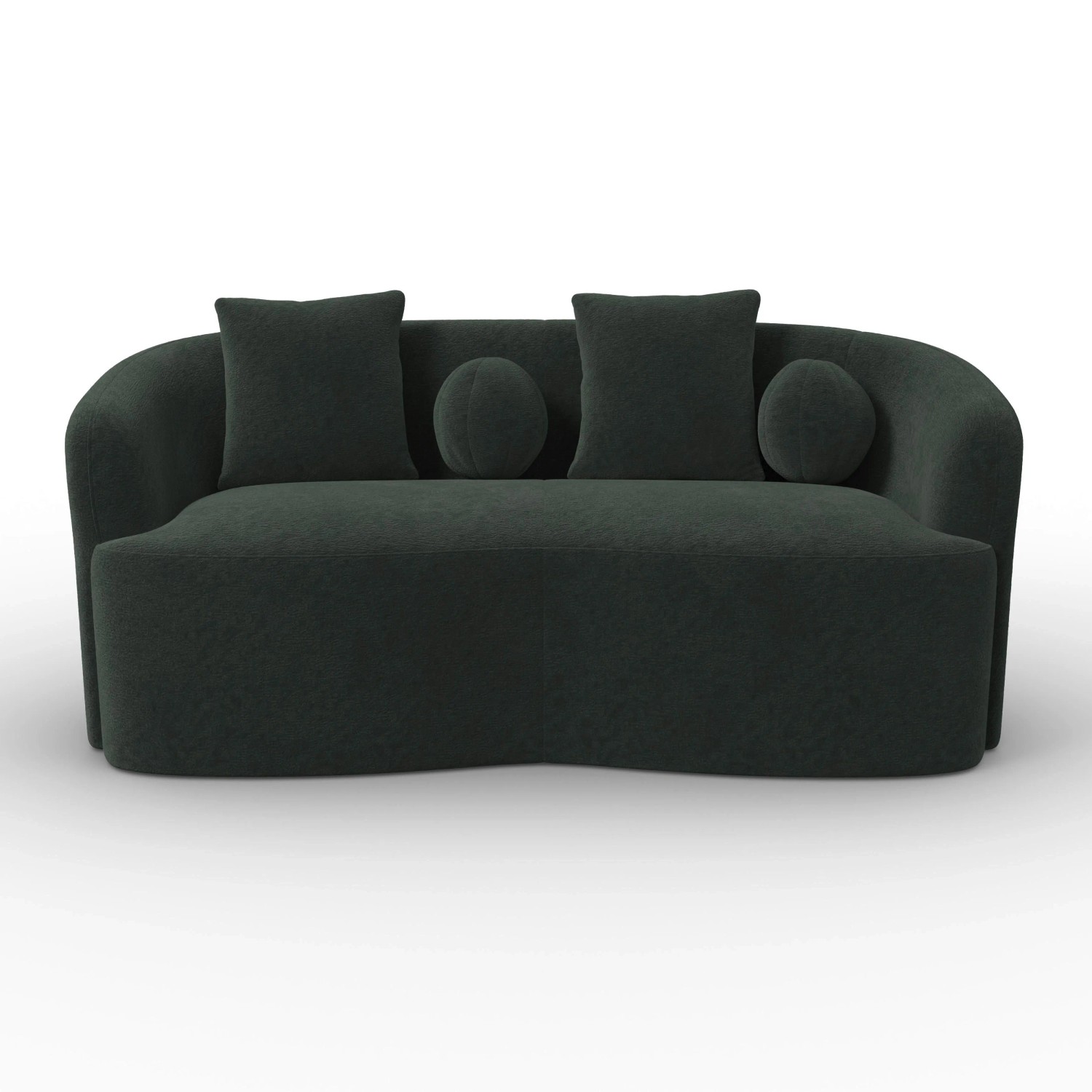 Bessagi Home Sofa Julie Grün Chenille