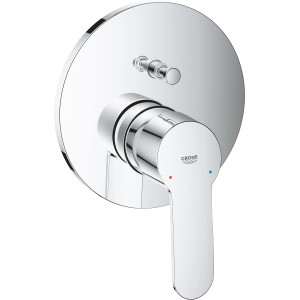 Grohe Eurostyle Cosmopolitan Wannenbatterie in Chrom, Aufputz-Montage.