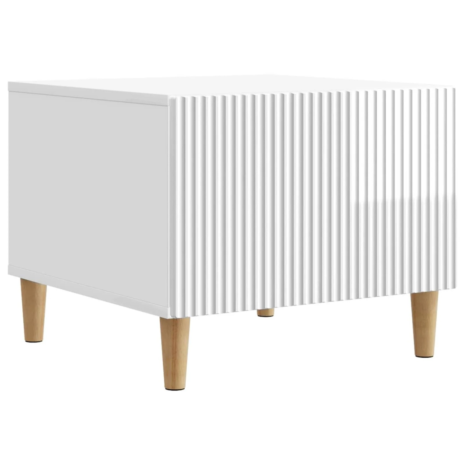 vidaXL Couchtisch Hochglanz Weiß 49 x 50 x 40 cm Holzwerkstoff 894739