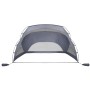 vidaXL Strandzelt Grau 274x178x170/148 cm 185T Polyester 94405_5