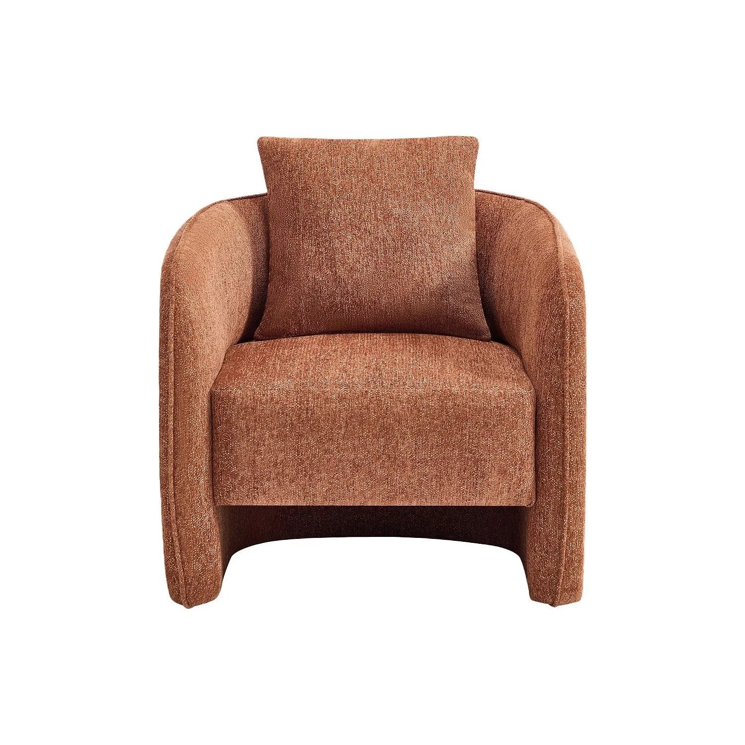 Vente-unique Sessel Mit Gerader Rückenlehne Lanito Terracotta 79 cm