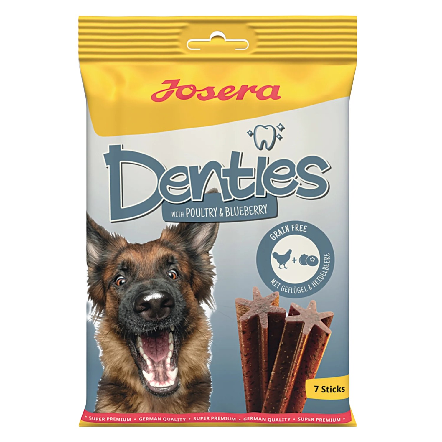 Josera Denties Hunde-Zahnpflegesnacks Poultry & Blueberry 180 g
