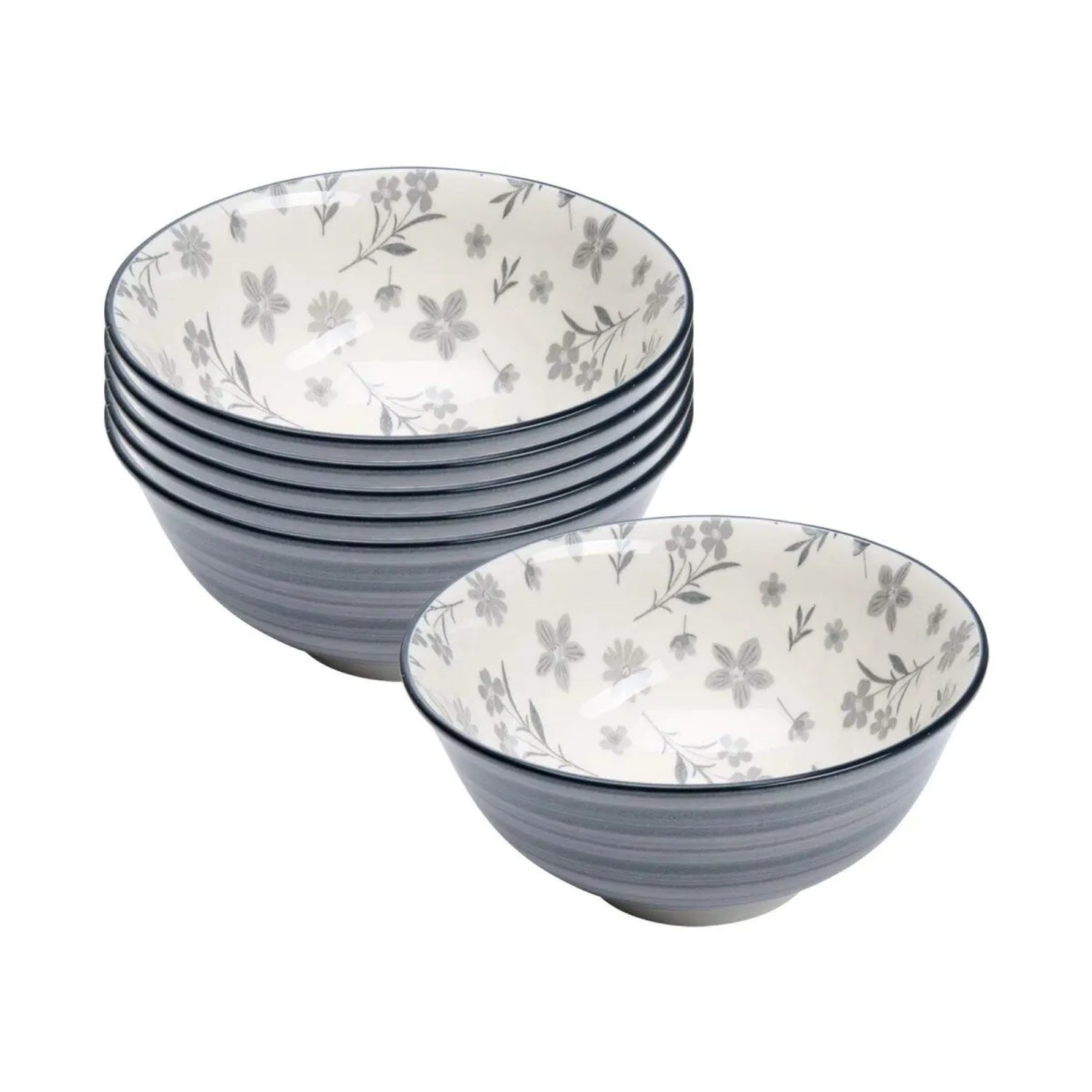 Ritzenhoff & Breker Sendai Müslischale 15,5 cm 6er Set Blume
