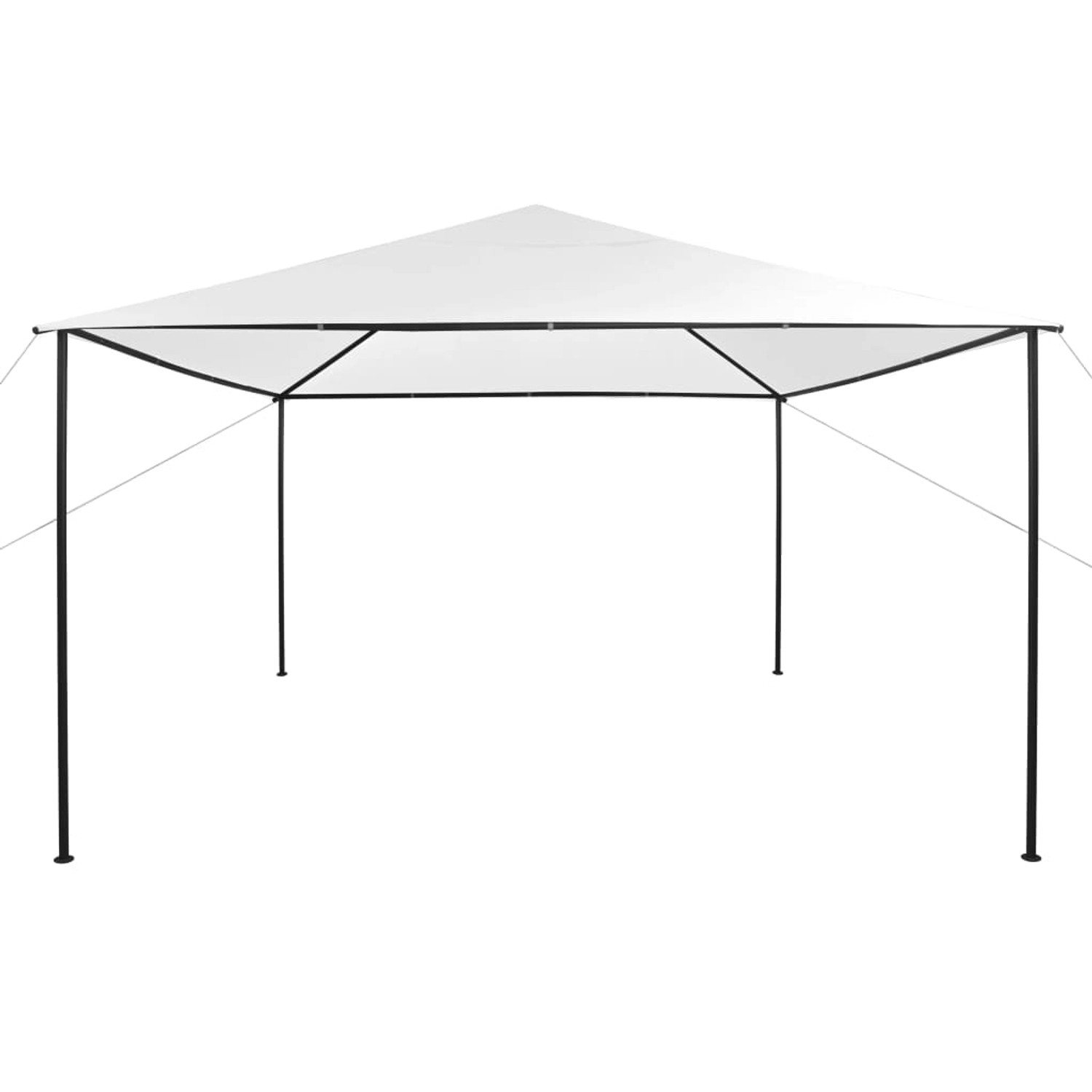 vidaXL Pavillon 4x4x3 m Weiß 180 g/m2