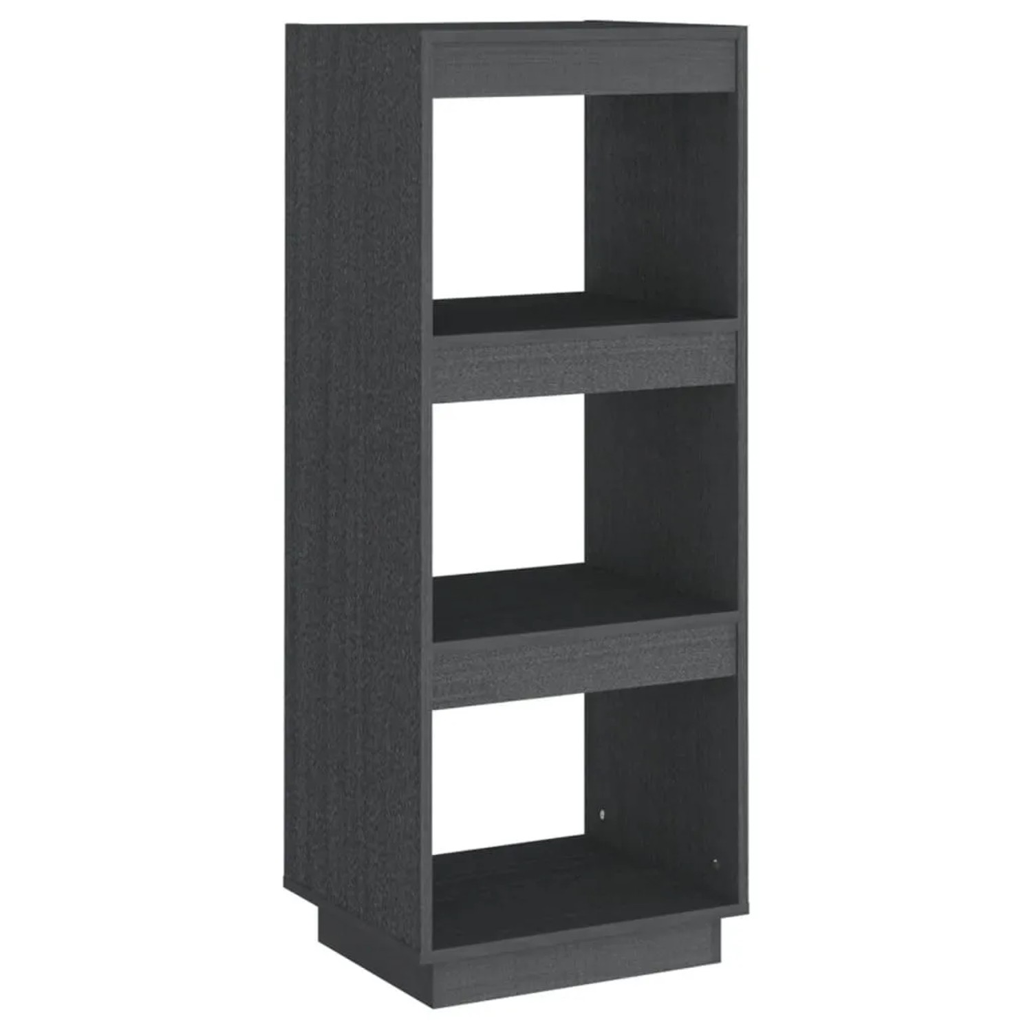 vidaXL Bücherregal/Raumteiler Grau 40x35x103 cm Massivholz Kiefer 810846 günstig online kaufen