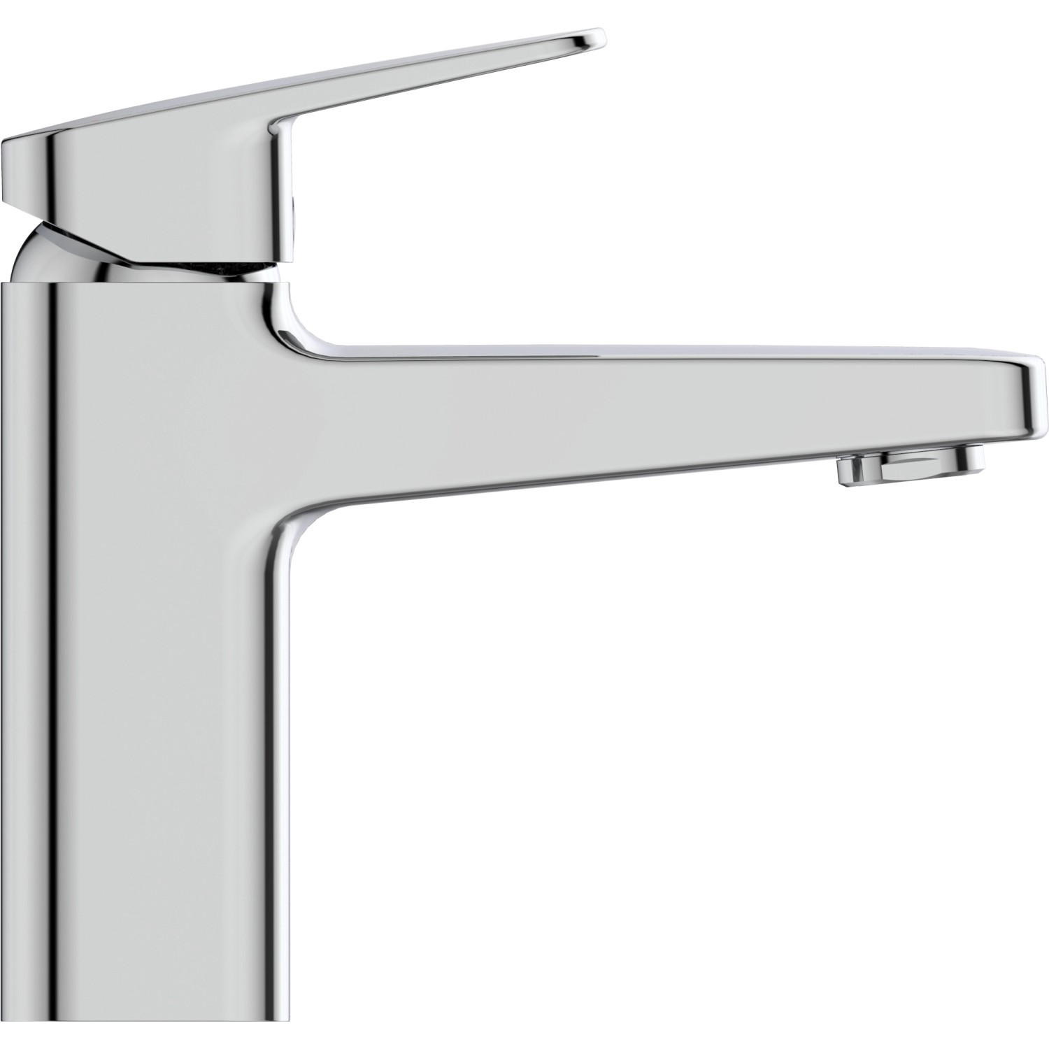 Ideal Standard Ceraplan Waschtischarmatur in Chrom mit Push-Open Ventil.