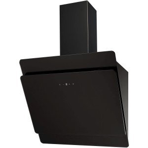 Schwarze PKM Kopffreihaube S3-60 ABTZ mit Touch Control und LED-Beleuchtung.