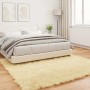 vidaXL Kunstschaffell Teppich Tafalla Creme 200 x 200 cm Polyester 42021511_4