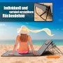 BigDean 2x Strandliege Strandstuhl Klappbar Leicht Nur 1 3 kg Strandmatte_8