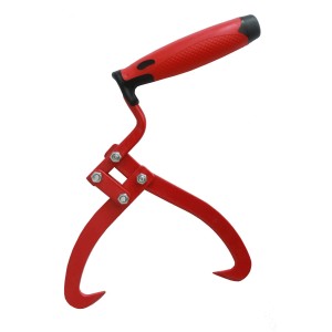 Rote TRUTZHOLM Handpackzange/Holzzange mit ergonomischem Griff für Garten- und Forstarbeiten.