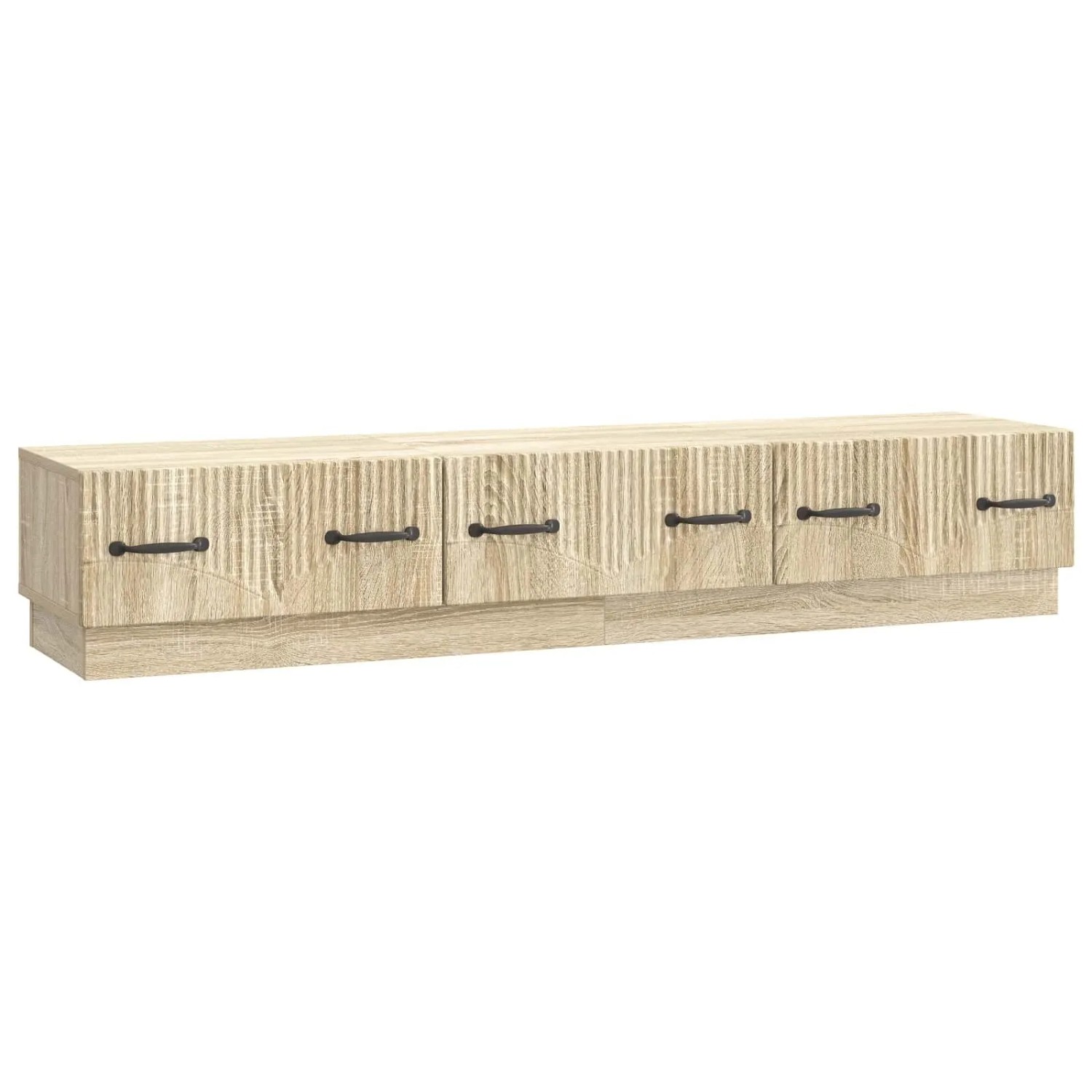 vidaXL TV-Schränk Sonoma-Eiche 147 x 34,5 x 27 cm Holzwerkstoff 895397