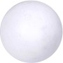 Weiße Polystyrol Kugel, Ø 12cm, zum Basteln und Dekorieren.